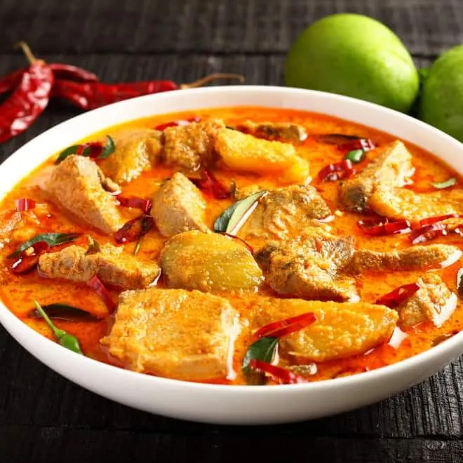 Poisson Sauce Au Lait de Coco